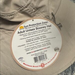 Sun Protection Zone Khaki Booney Hat